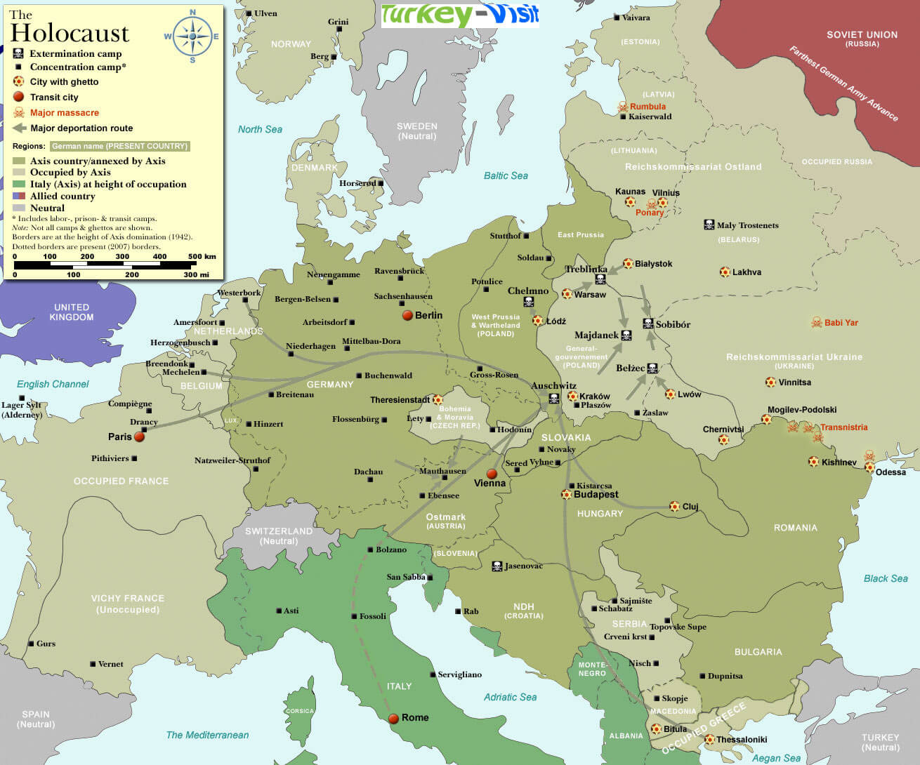 Europe Map World War2