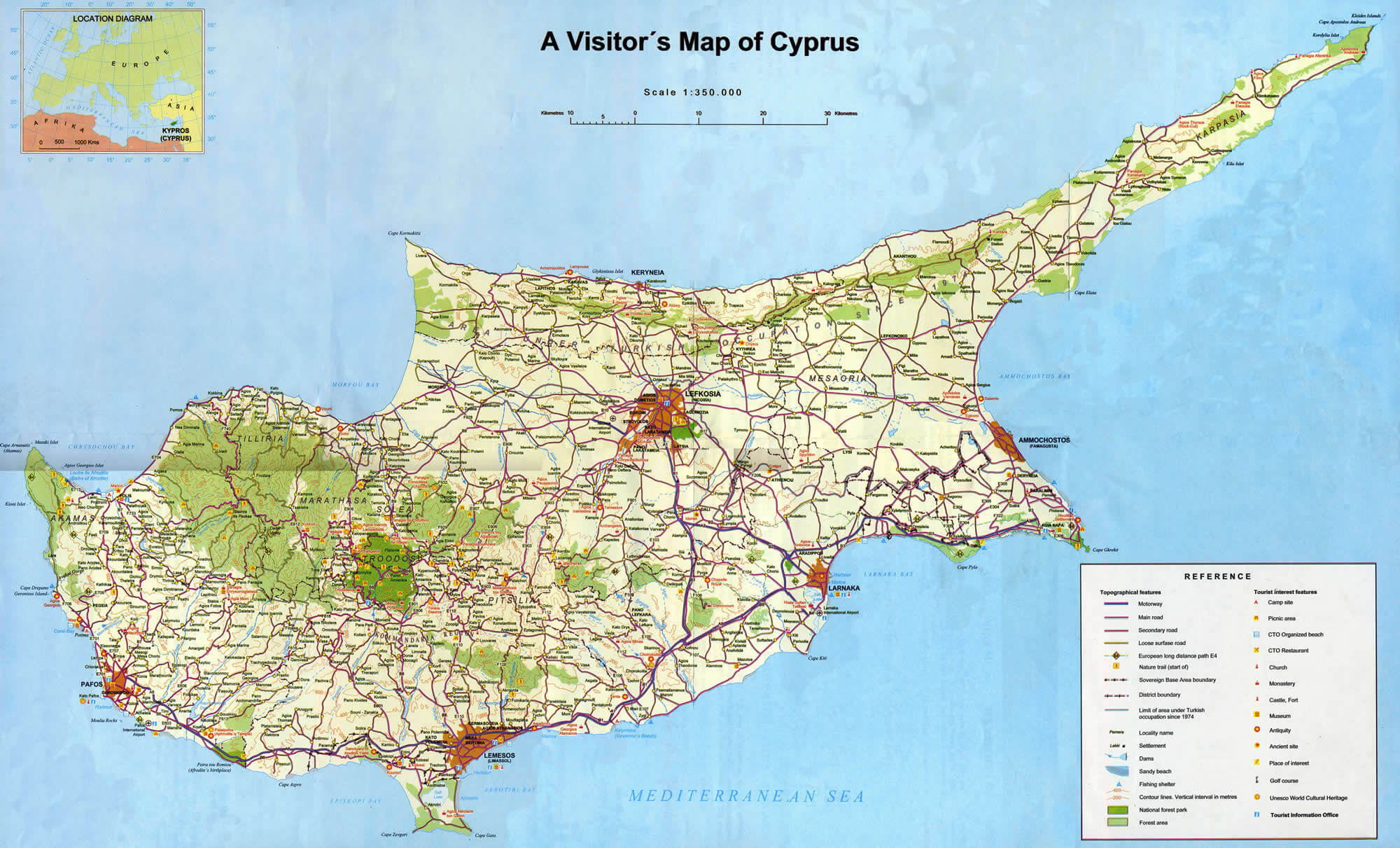 Cyprus Map Location