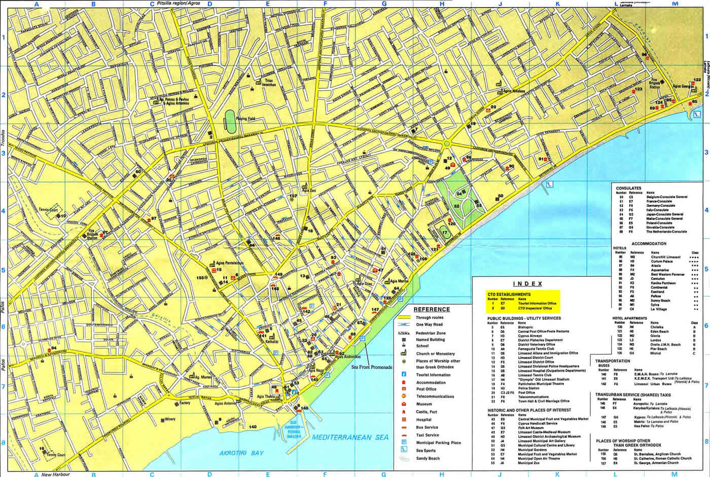 Limassol map