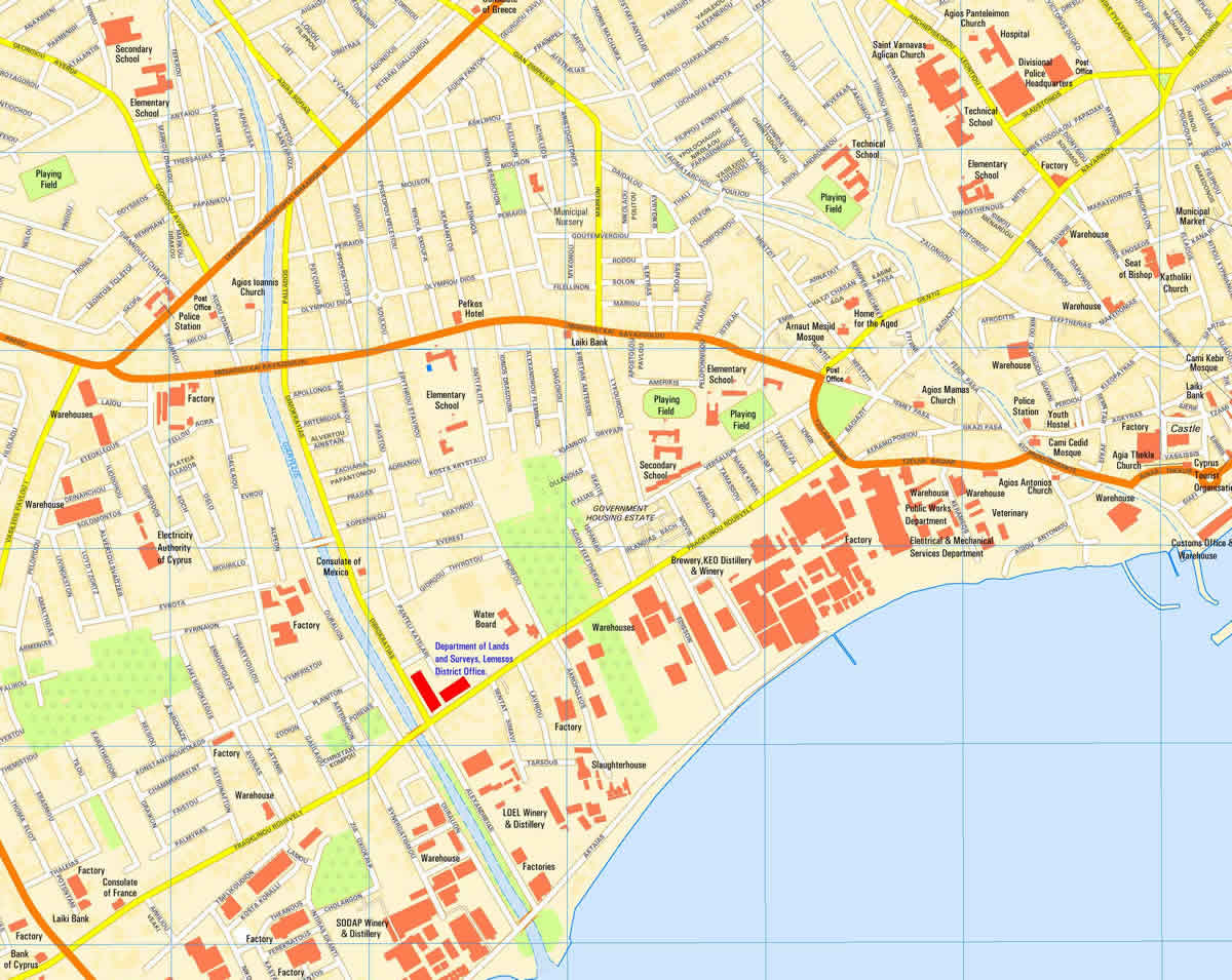 limassol street map