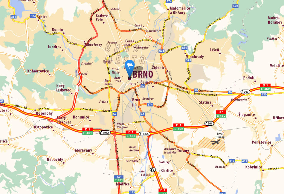 City map Brno Czech Republic pdf