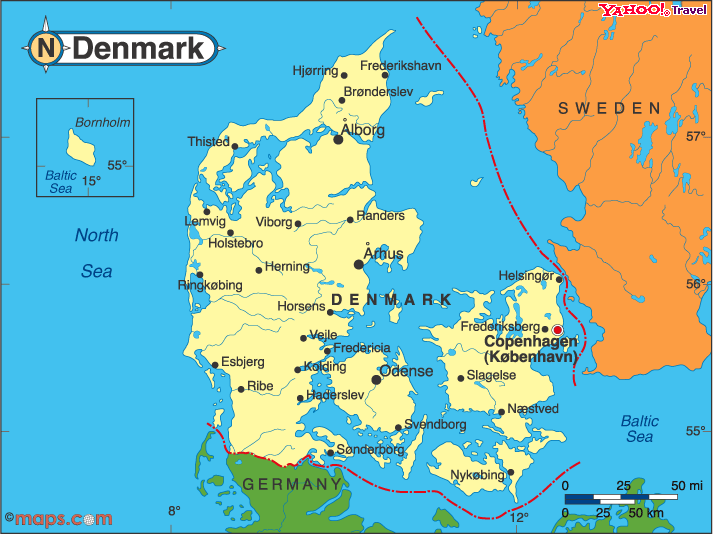 Aalborg Map and Aalborg Satellite Image