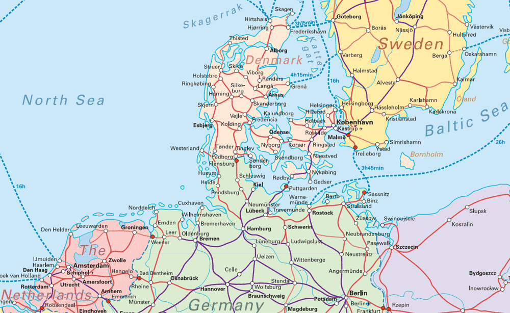 Hjorring Map and Hjorring Satellite Image