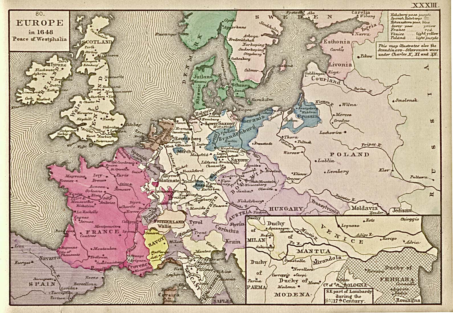 europe map 1648 westphalia