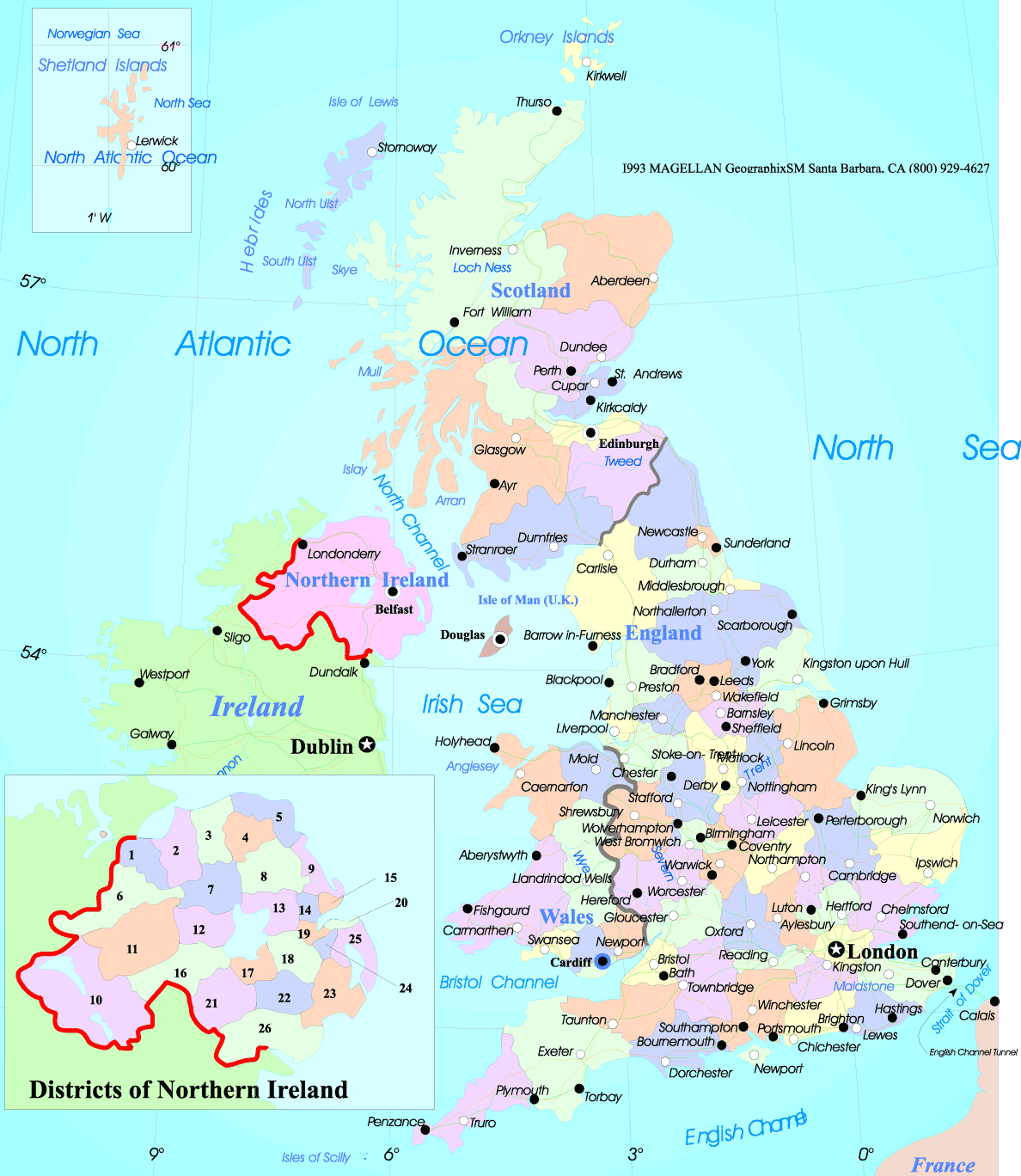 europe map uk