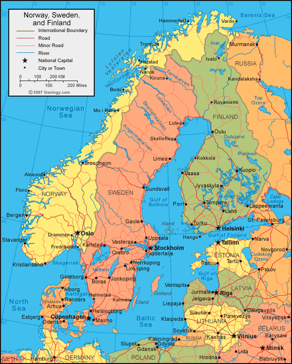 Map Finland Espoo