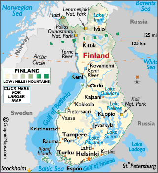Kokkola map finland