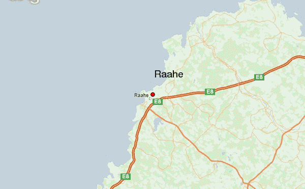 Raahe road map