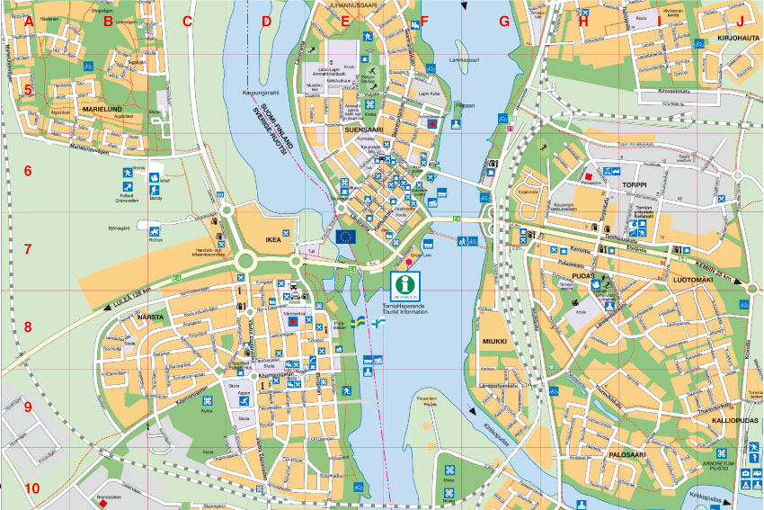 Tornio map