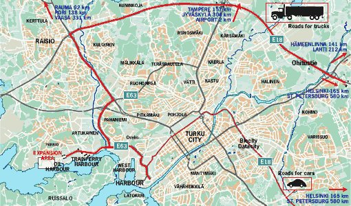 Turku Map and Turku Satellite Image