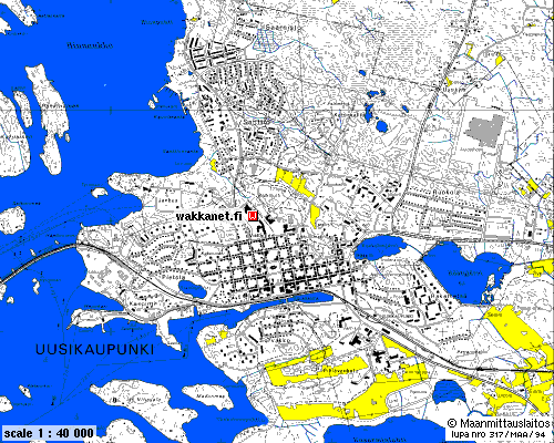 Uusikaupunki city map