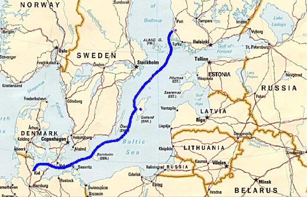 Uusikaupunki road map