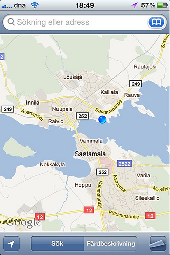 Vammala city map