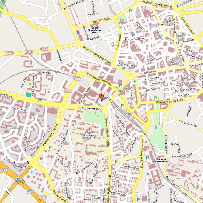 Aix En Provence map