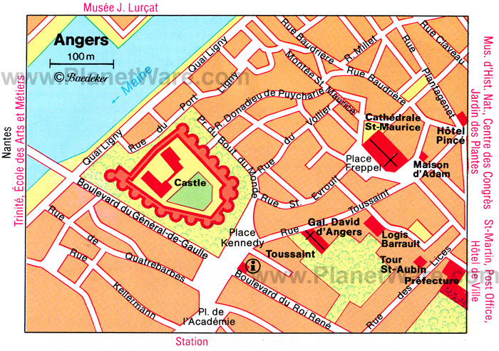 Angers map