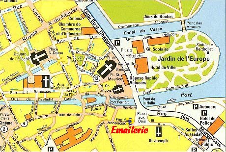 annecy center map