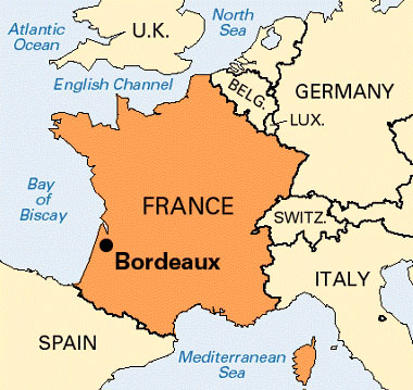 bordeaux map france