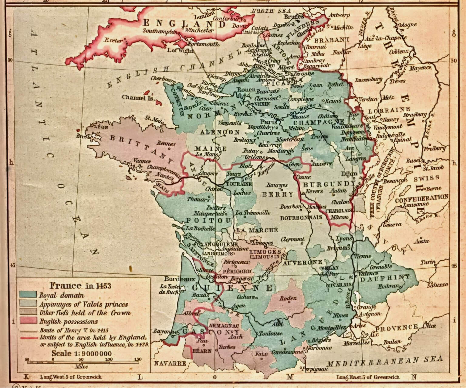 France historical map