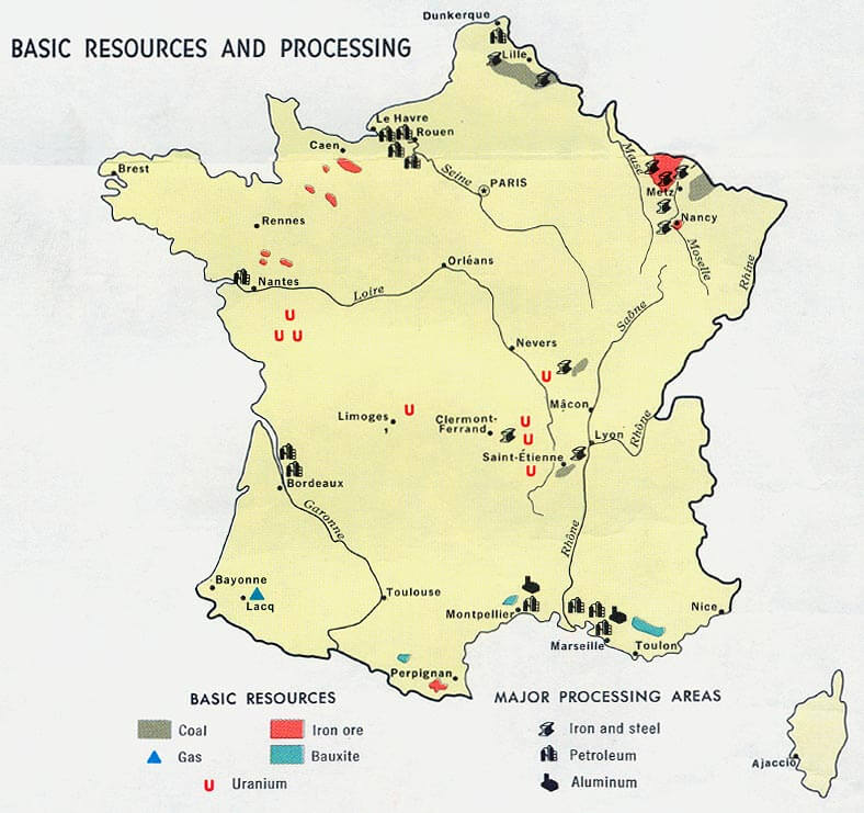 France Resources Map