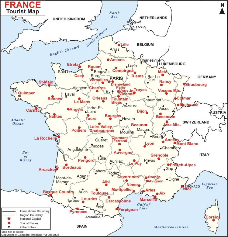 France Travel Map