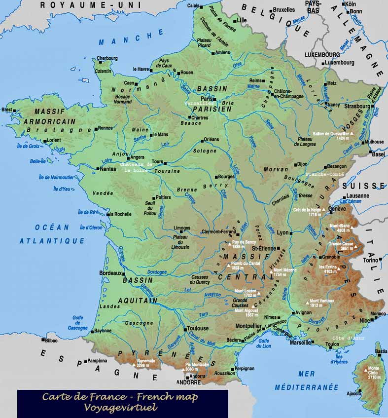 france Grenoble map