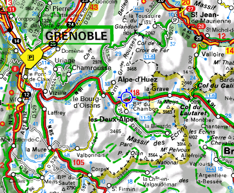grenoble map