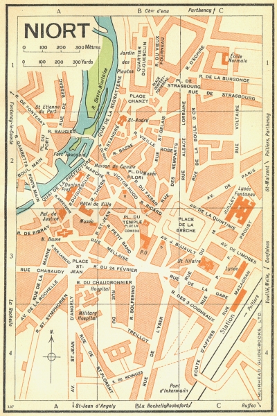 france niort 1932 map