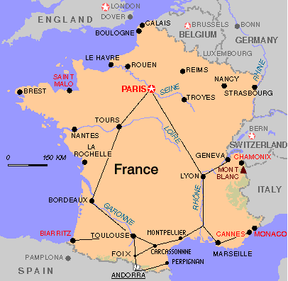 france Perpignan map