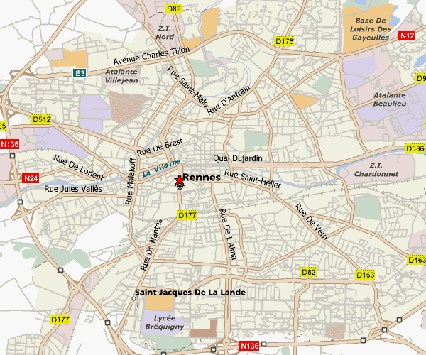 rennes road map