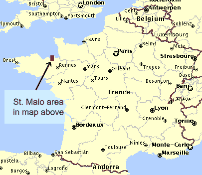france Saint Malo map