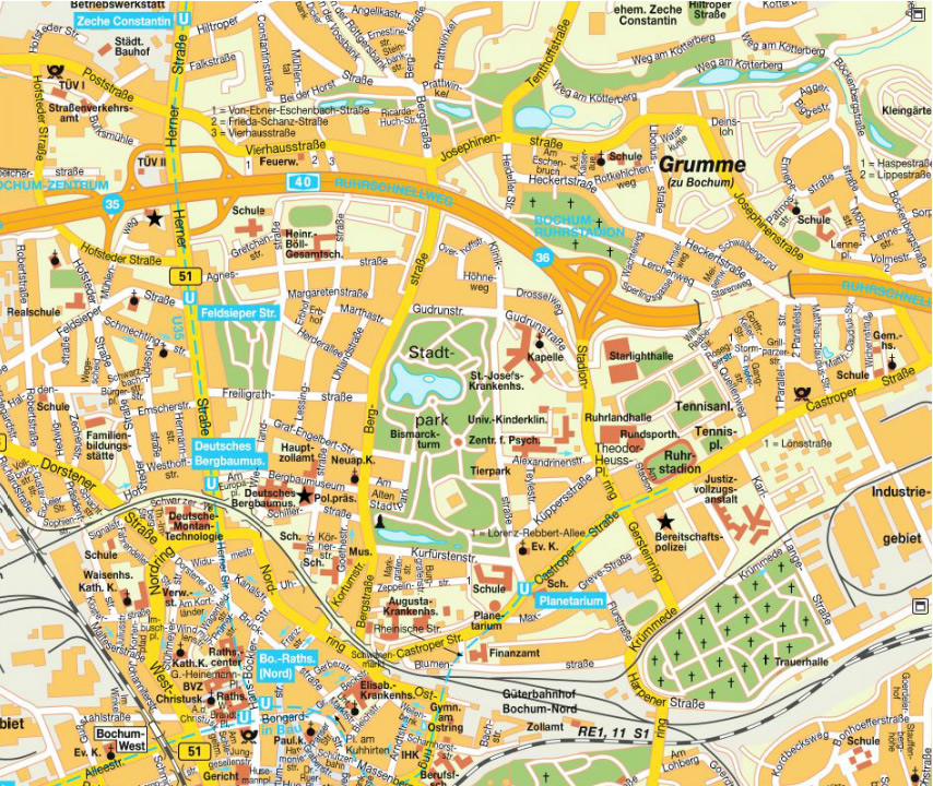 Bochum map