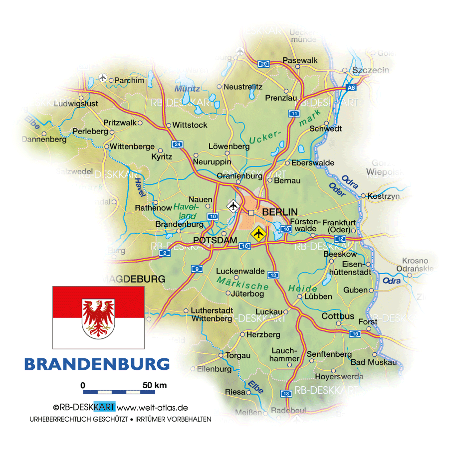 Brandenburg map