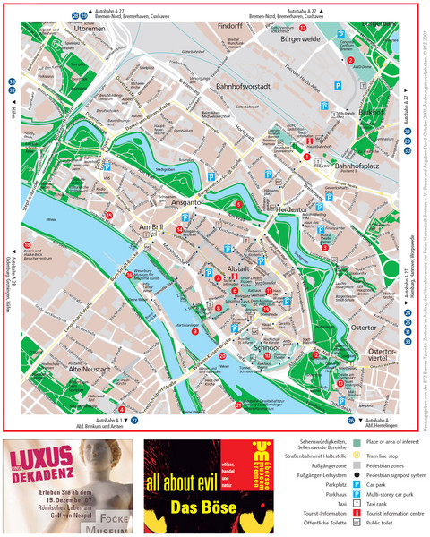 Bremen Tourist Map