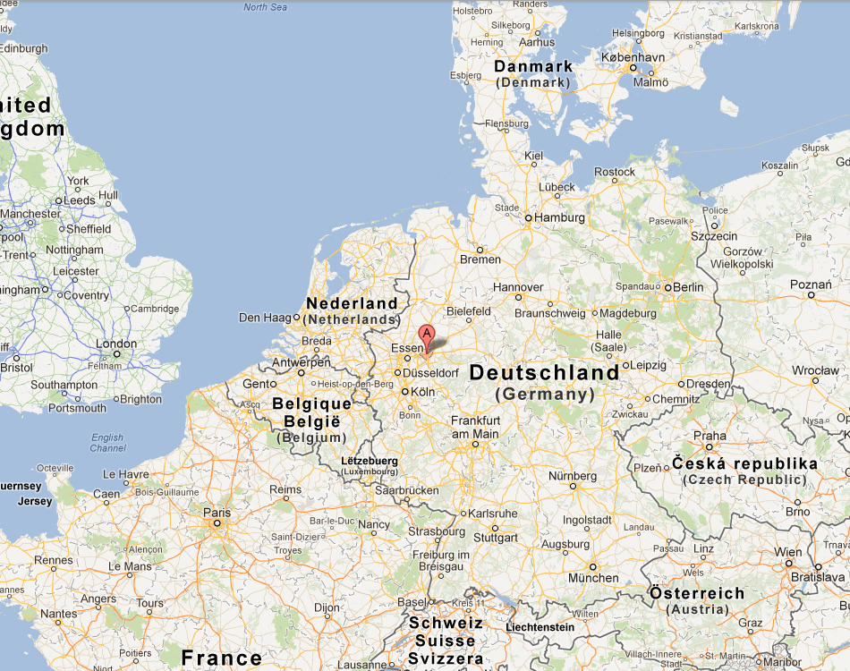 map of Dortmund germany