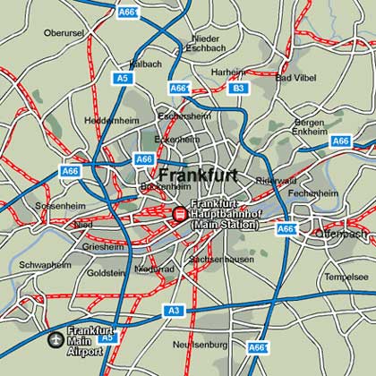 frankfurt area map