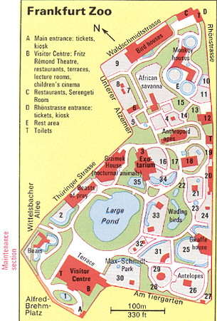 frankfurt zoo map