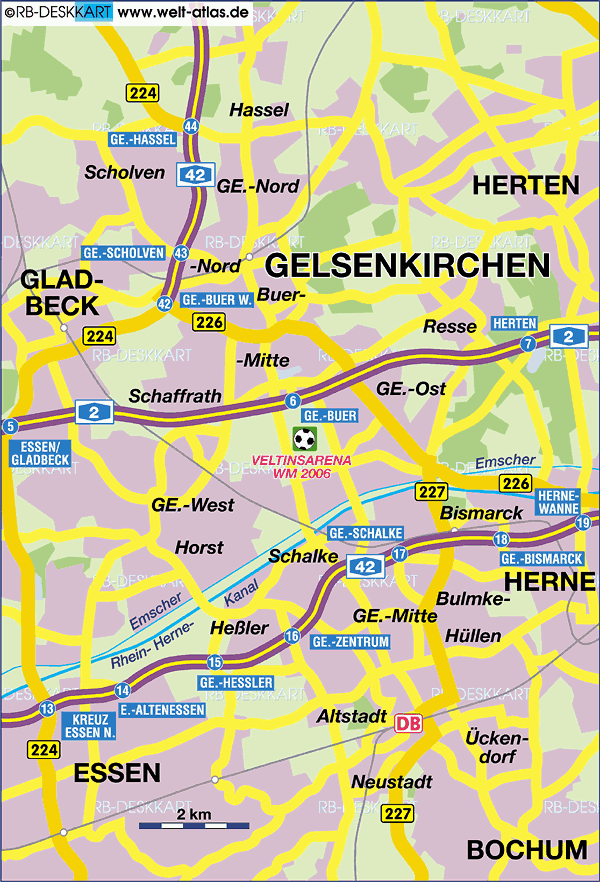 Gelsenkirchen road map