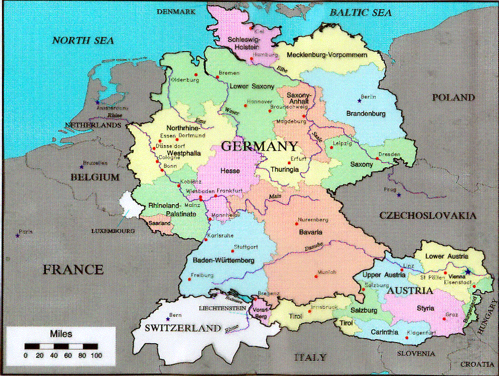 Germany Political Map