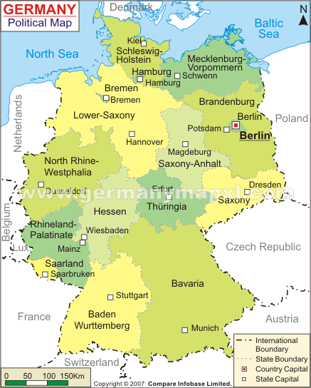 Germany Political Map