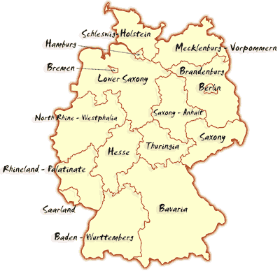 Germany State Maps