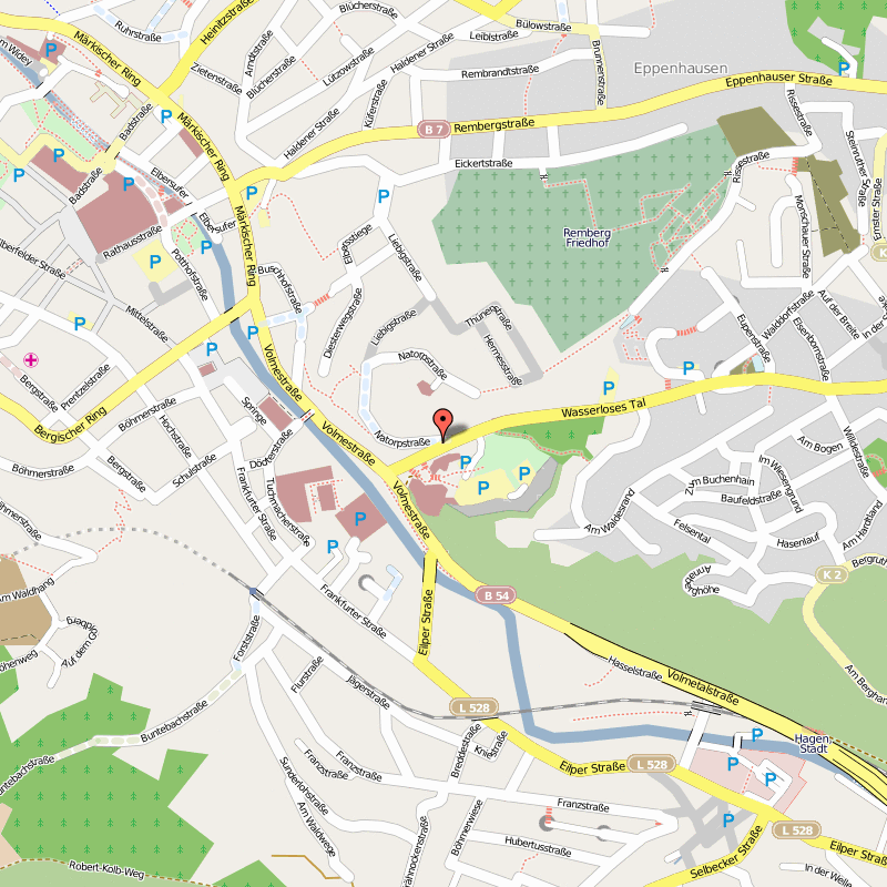 Hagen city map