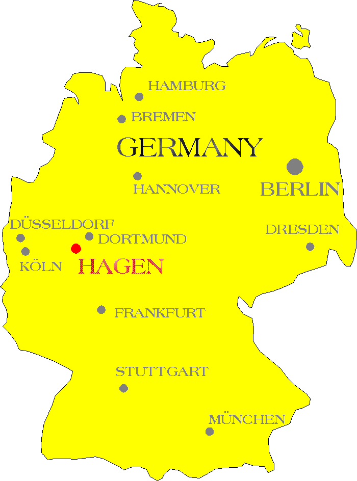 germany Hagen map