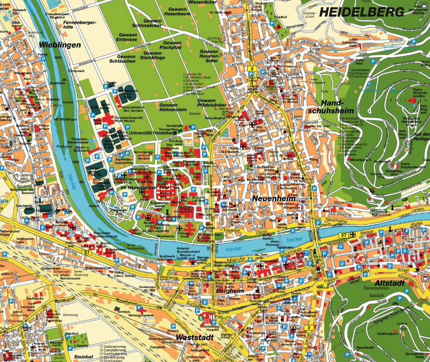 Heidelberg map