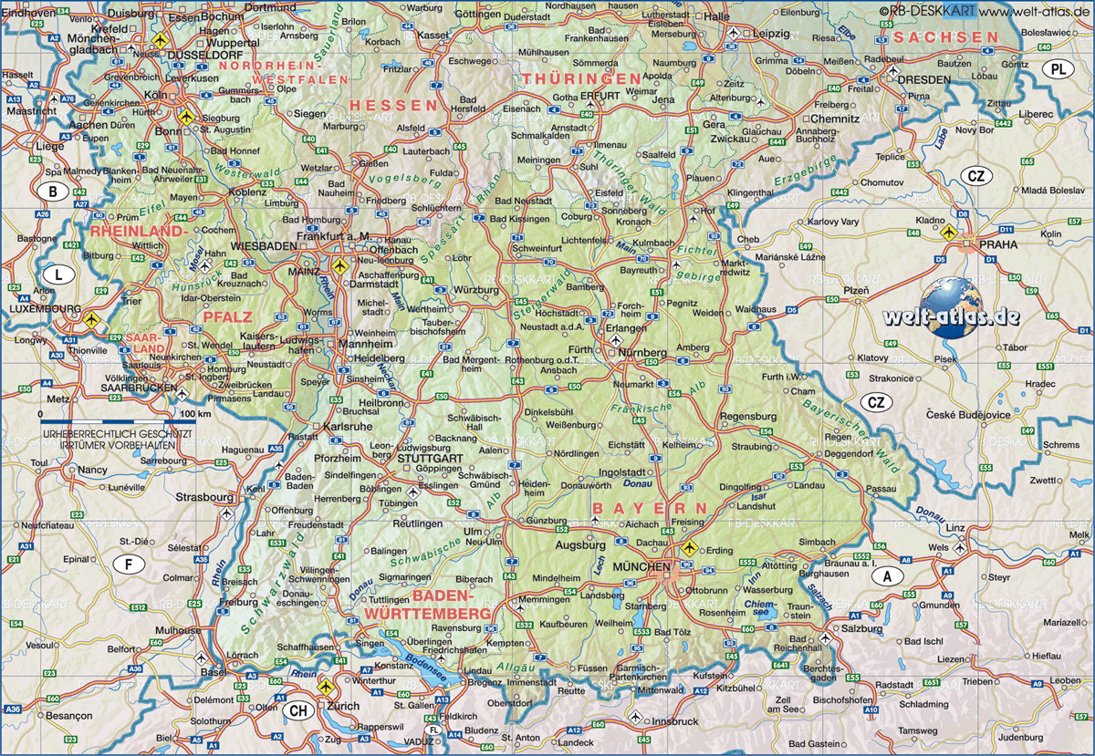 Heilbronn regional map