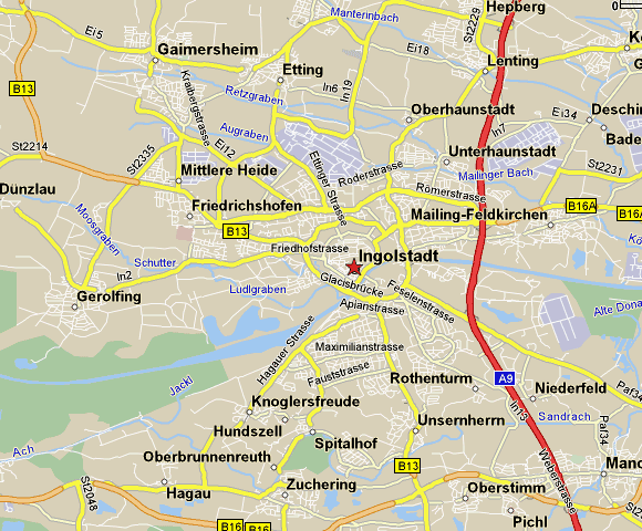 ingolstadt map