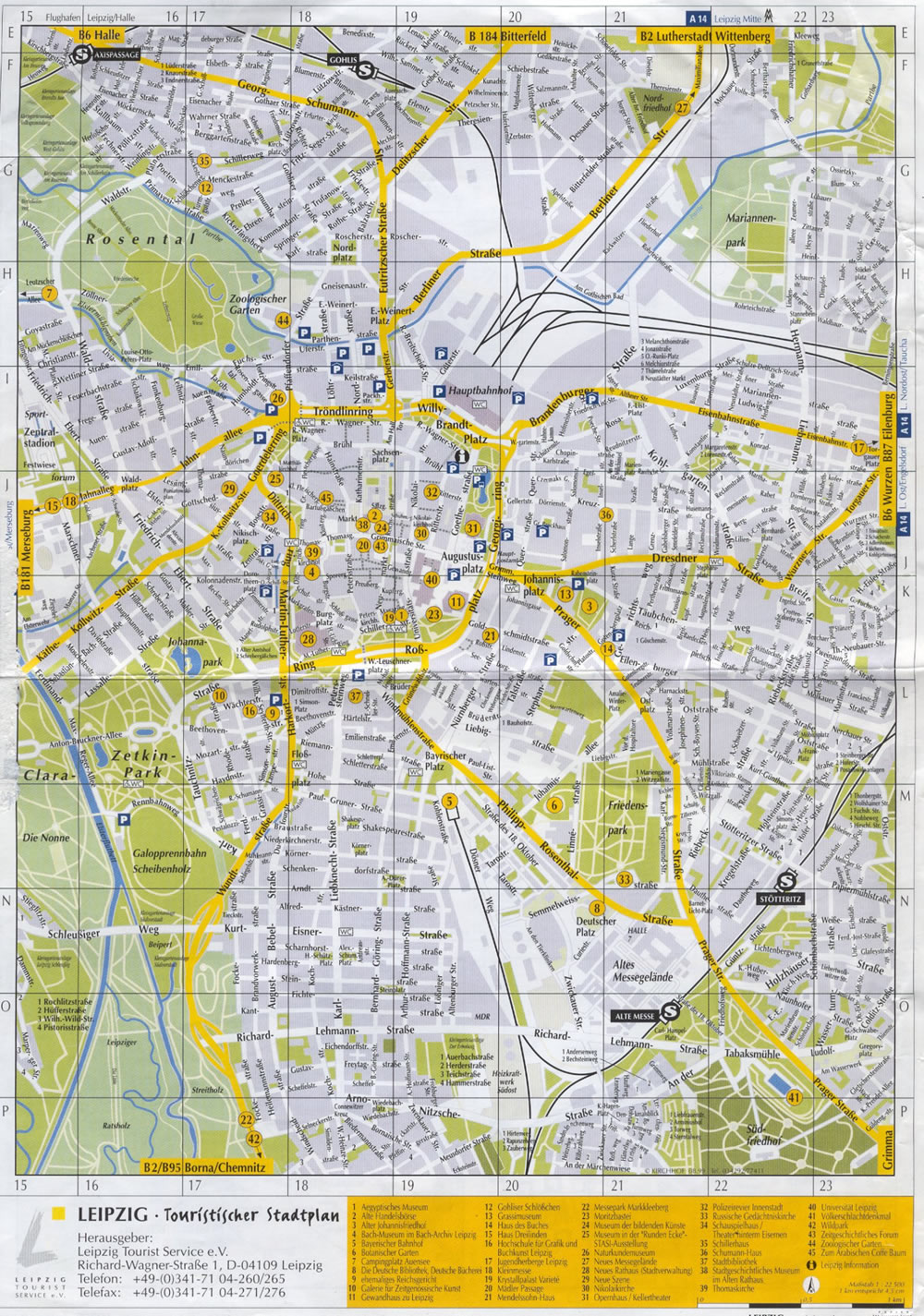 Leipzig City Map