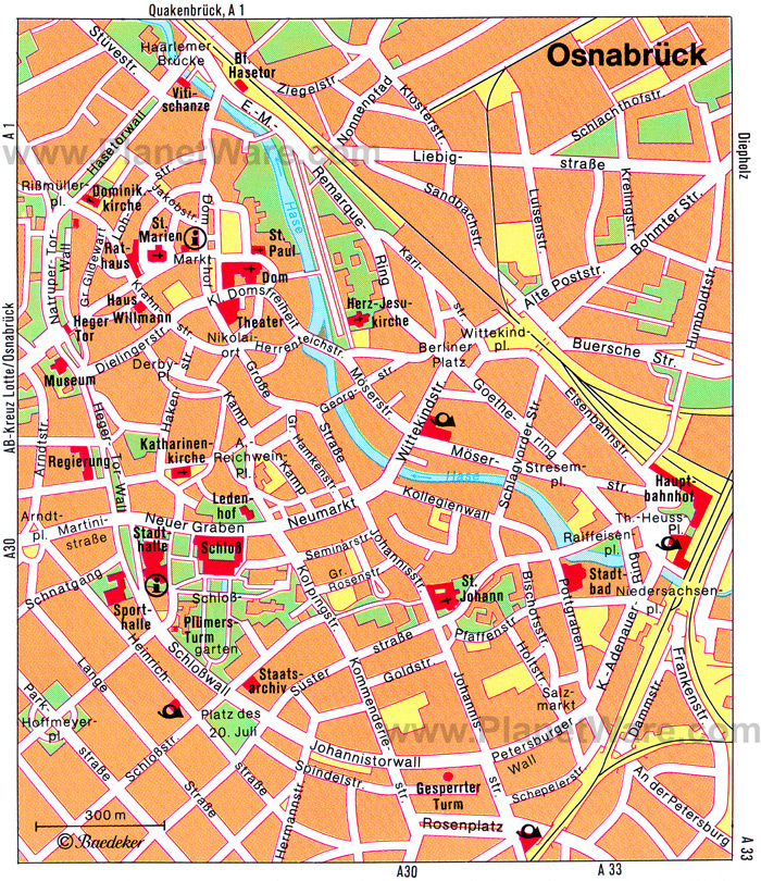osnabruck downtown map