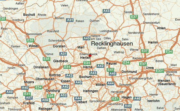 Recklinghausen route map