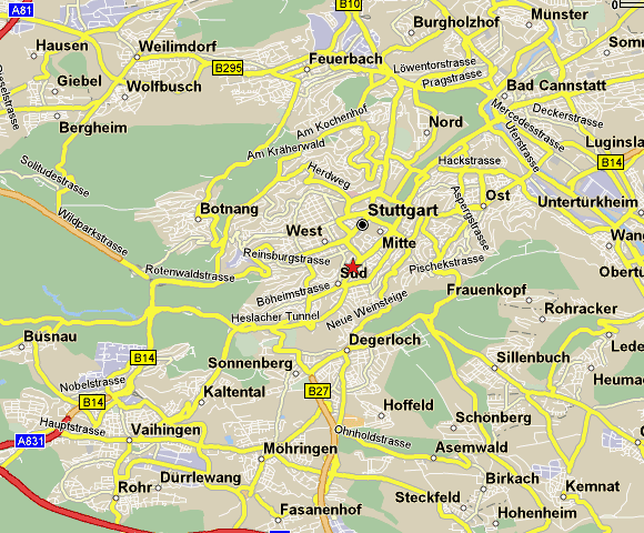 stuttgart map
