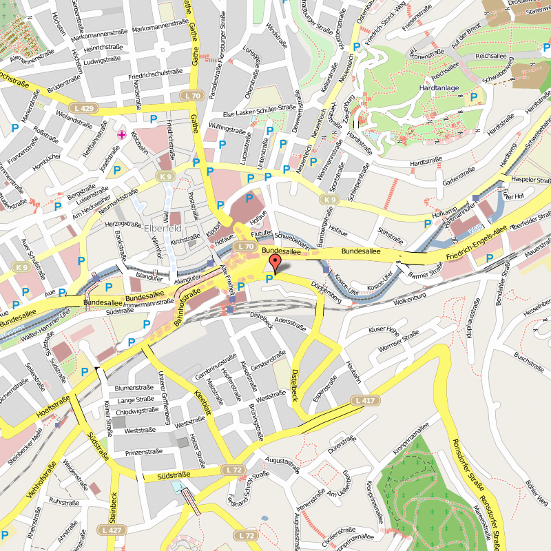 Wuppertal street map